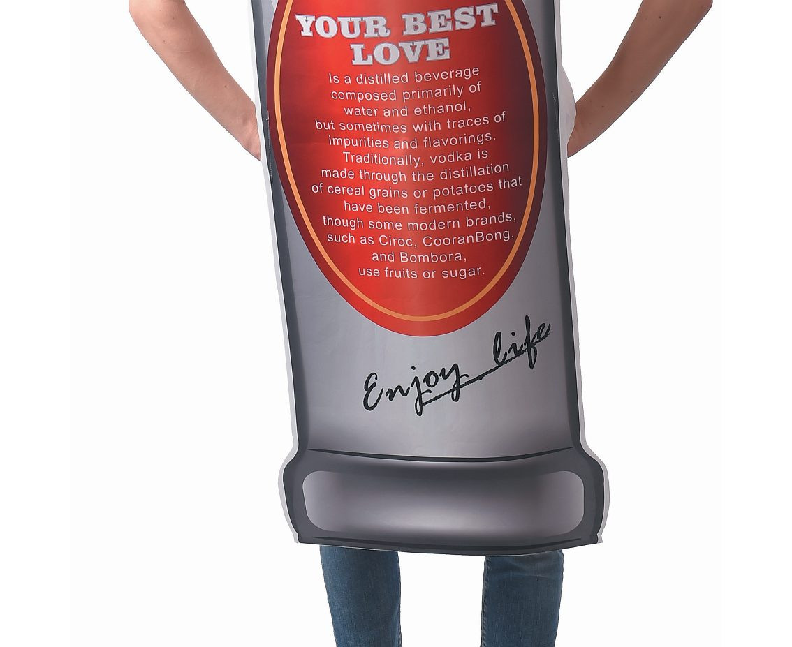 Costume for adult Vodka (top), size 52